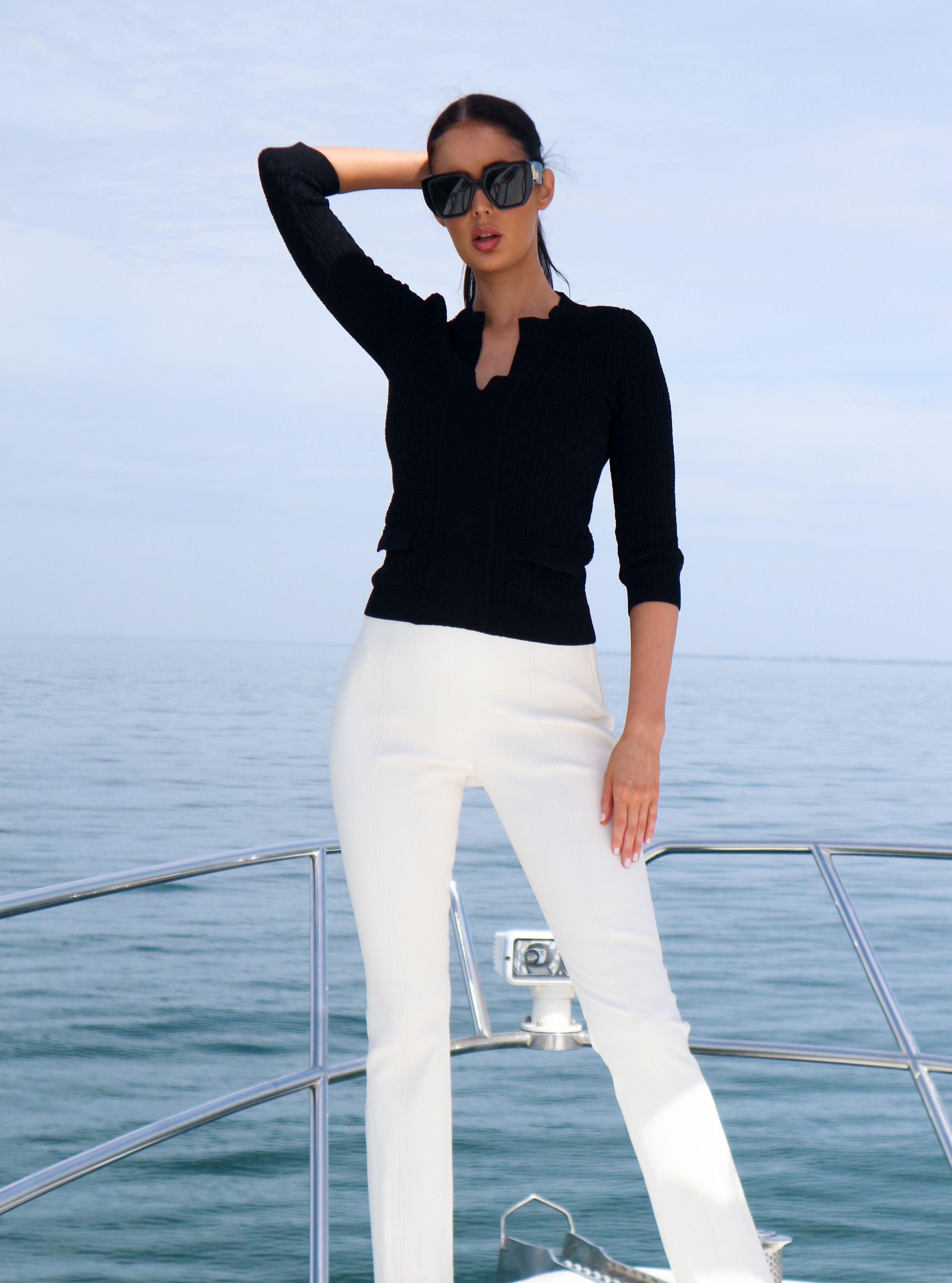 Goldie Flares | White-CadelleLeather