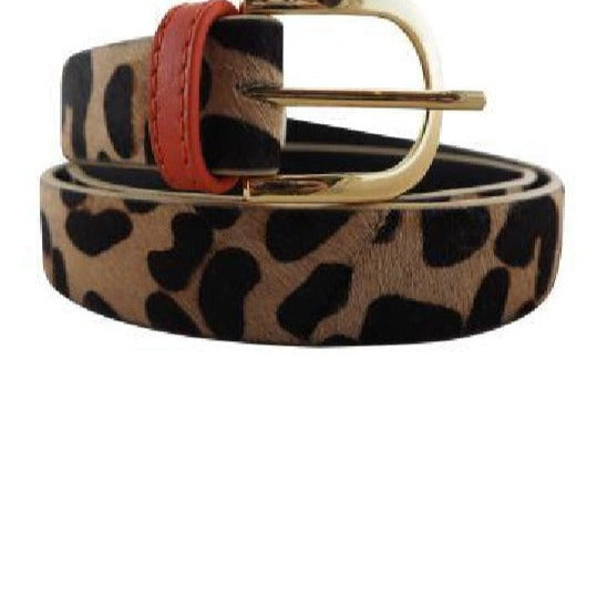 MONK Annie Leather Belt | Leopard-CadelleLeather