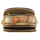 Leather Bag MONK Miami Orange/Brown Python Picture 8 Regular from Cadelle Leather