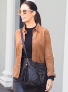 Millie Crossbody Bag | Black-CadelleLeather