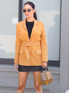 MONK Mini Jordan Bag | Yellow Snake-CadelleLeather