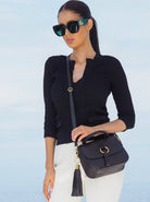 MONK Mini Jordan Bag | Black-CadelleLeather