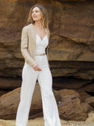 Leather Jacket Kristen Honey Picture 2 regular from Cadelle Leather