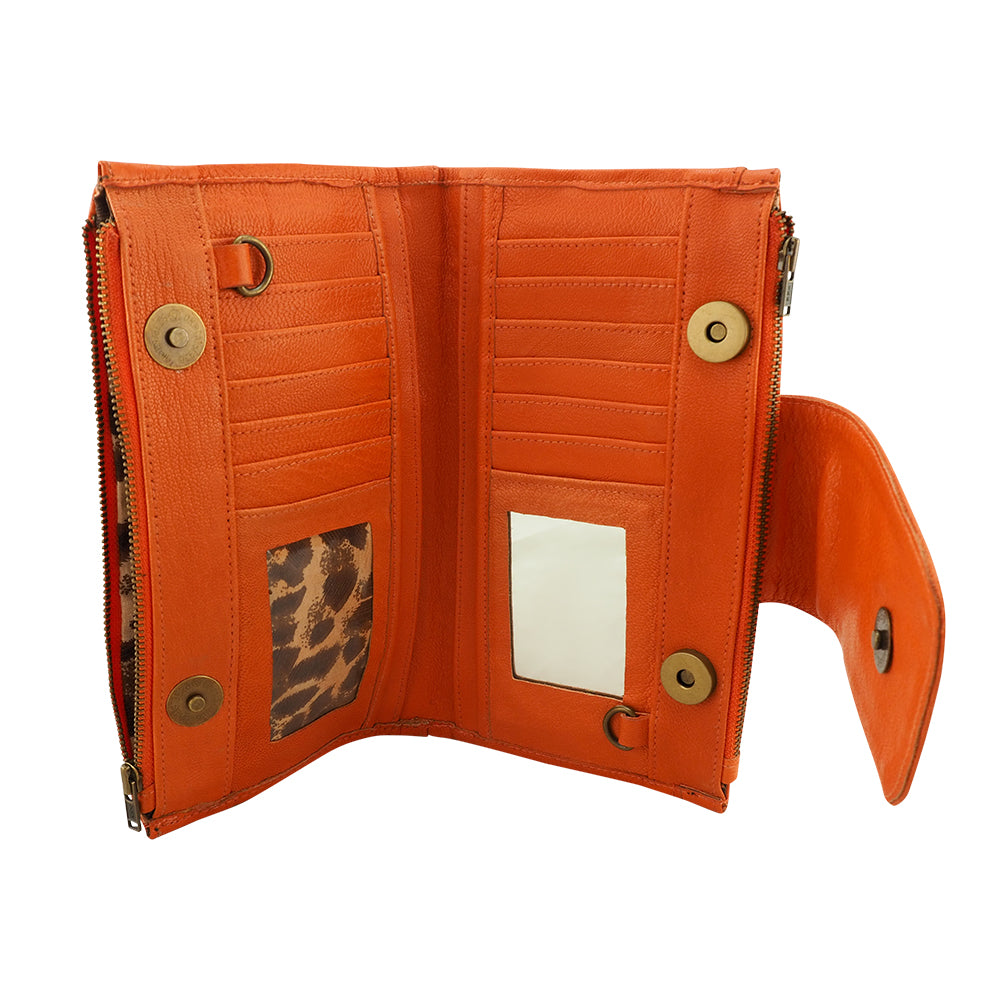 Prato Wallet | Mandarin-CadelleLeather