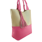 Positano Tote | Gold/Fuchsia-CadelleLeather