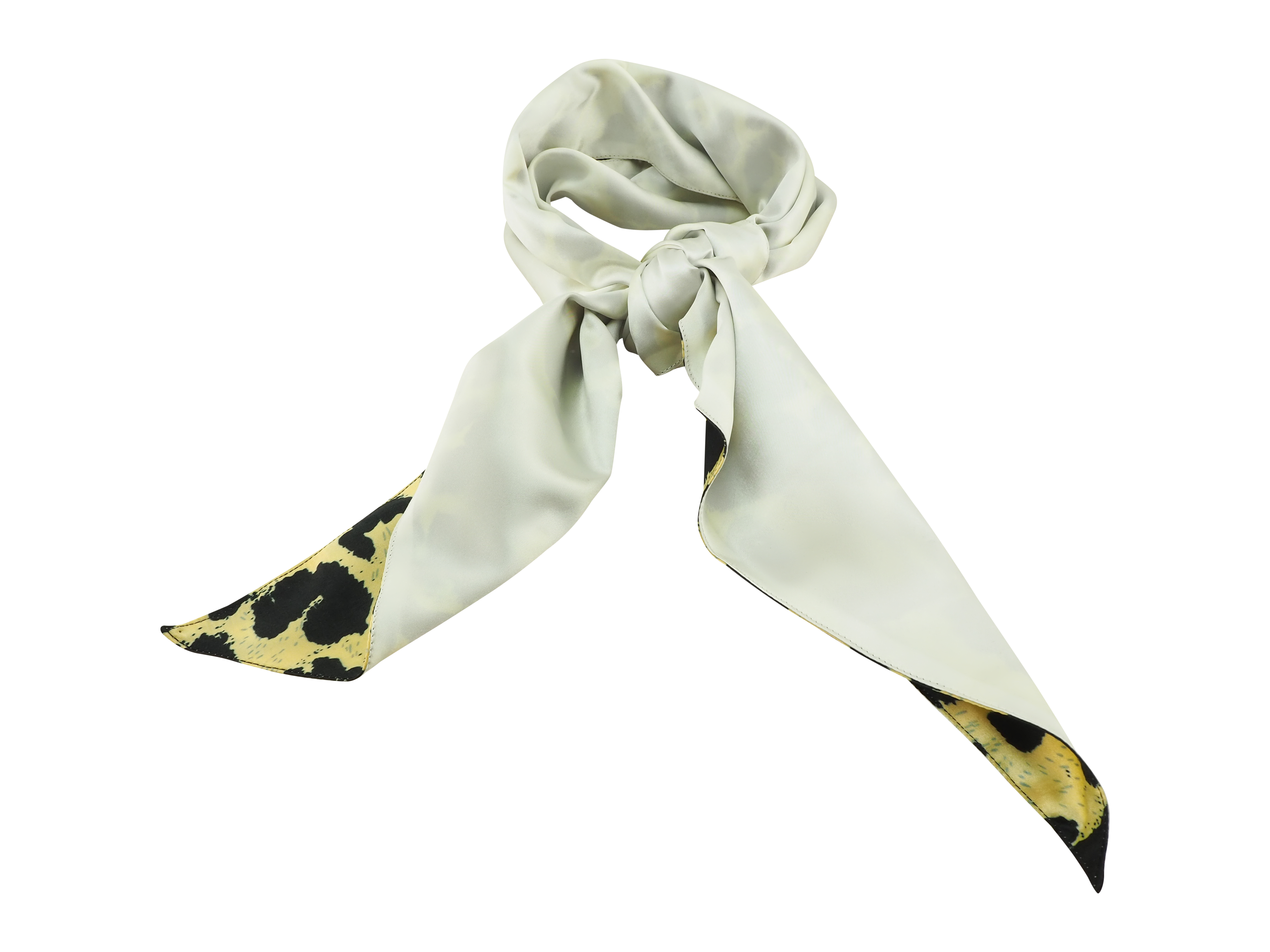Double Sided Scarf - White-CadelleLeather