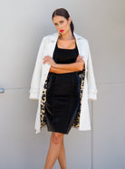 Milania Trench Coat | White-CadelleLeather
