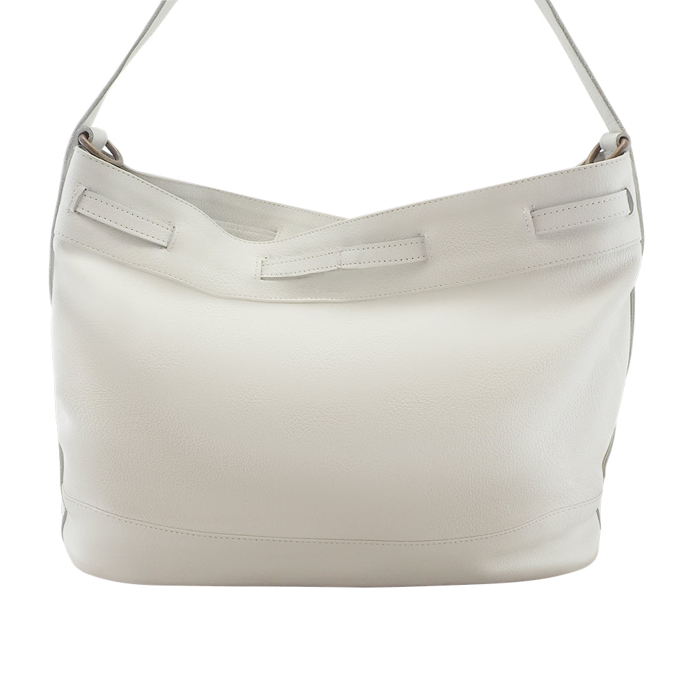 Heather Tote | White-CadelleLeather