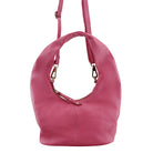 Ellen Crescent Handbag | Fuchsia-CadelleLeather