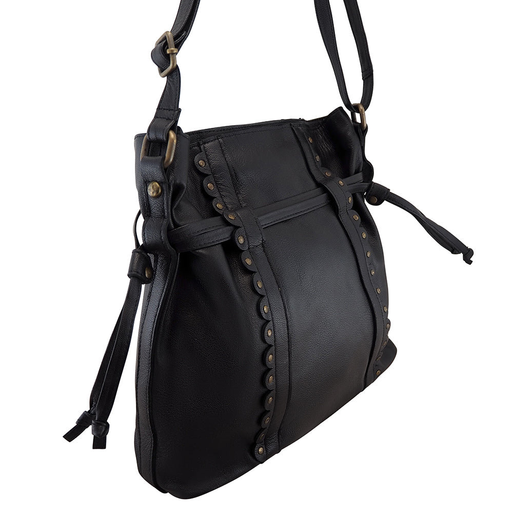 Poppy Tote | Black-Handbags-CadelleLeather