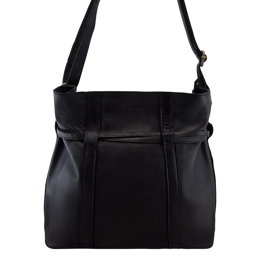 Poppy Tote | Black-Handbags-CadelleLeather