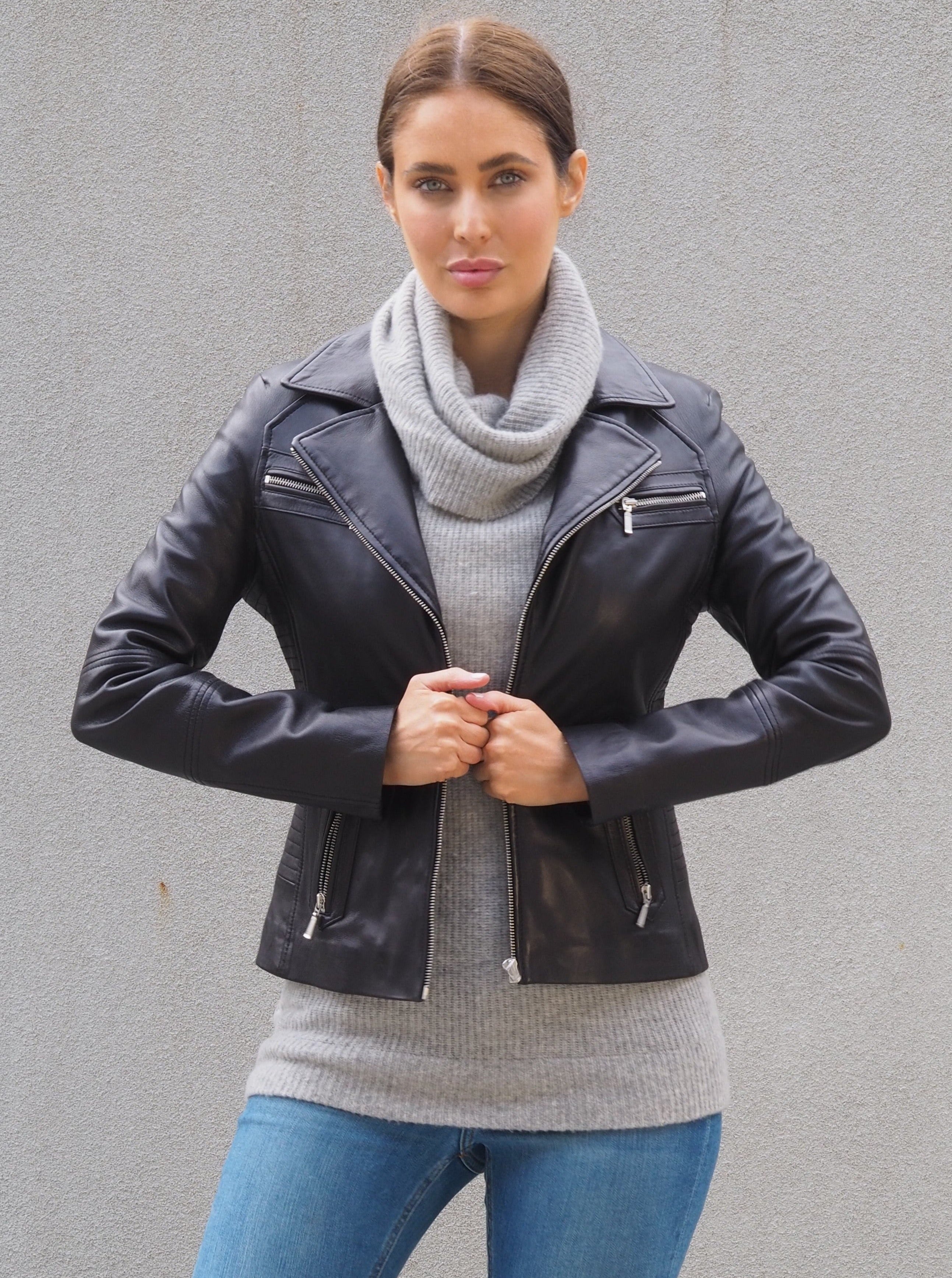 Manhattan Jacket | Black-CadelleLeather