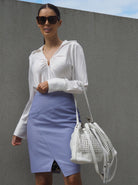 Heather Tote | White-CadelleLeather