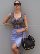 Tamara Shoulder Bag | Black/Camel-CadelleLeather
