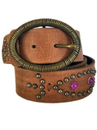 Renata Stud Leather Belt-CadelleLeather