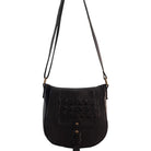 Leather Bag Sky Fringe Crossbody Black Picture 1 regular from Cadelle Leather