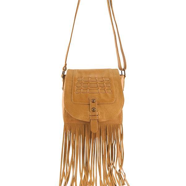 Leather Bag Sky Fringe Crossbody Black Picture 8 regular from Cadelle Leather