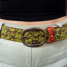 Leather Belt Green With Envy Picture 2 Regular from Cadelle Leather