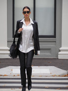 Goldie Flares | Black-CadelleLeather