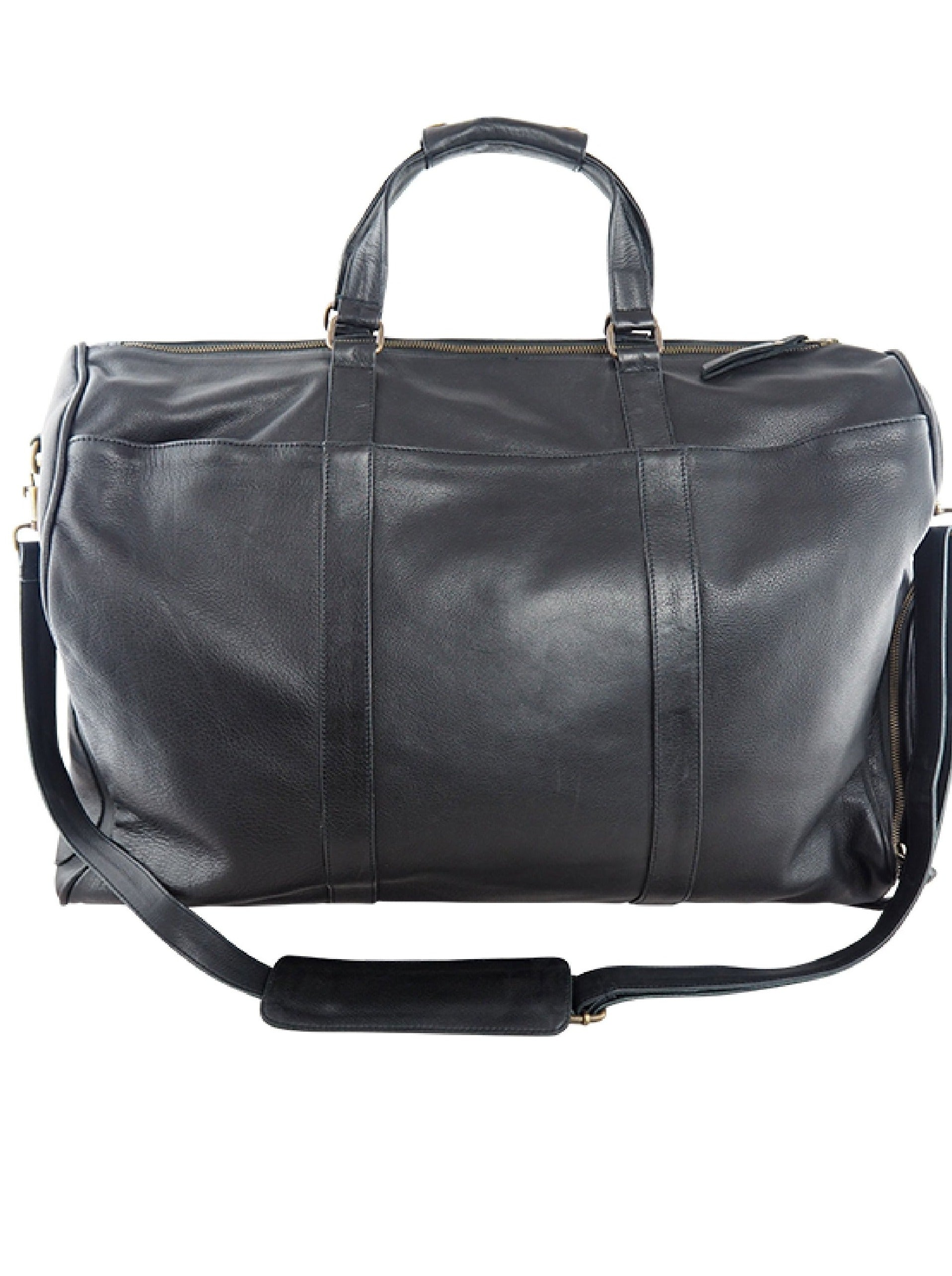 Charlie Overnight Bag | Black-Handbags-CadelleLeather