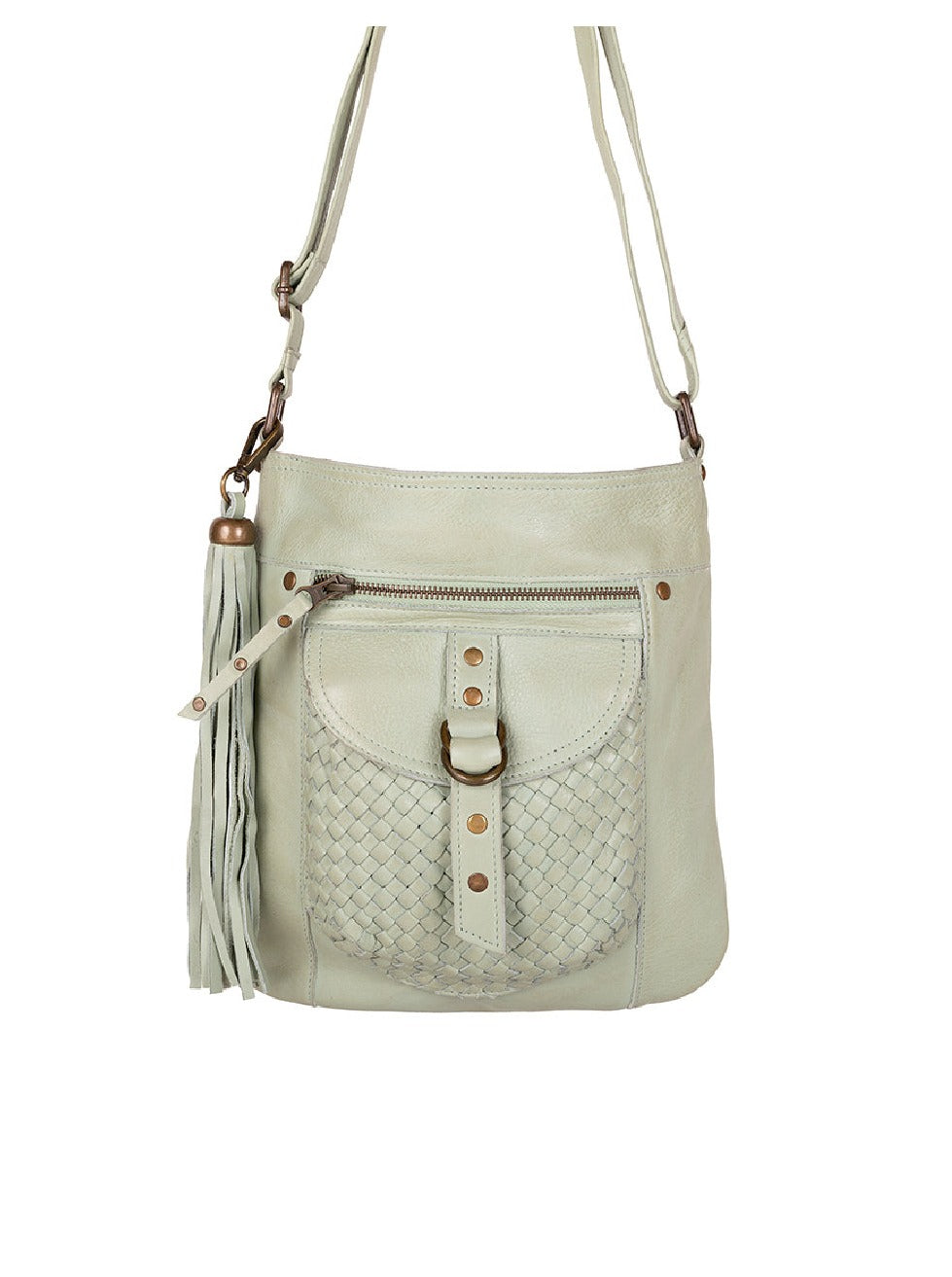 Millie Crossbody Bag | White-Handbags-CadelleLeather