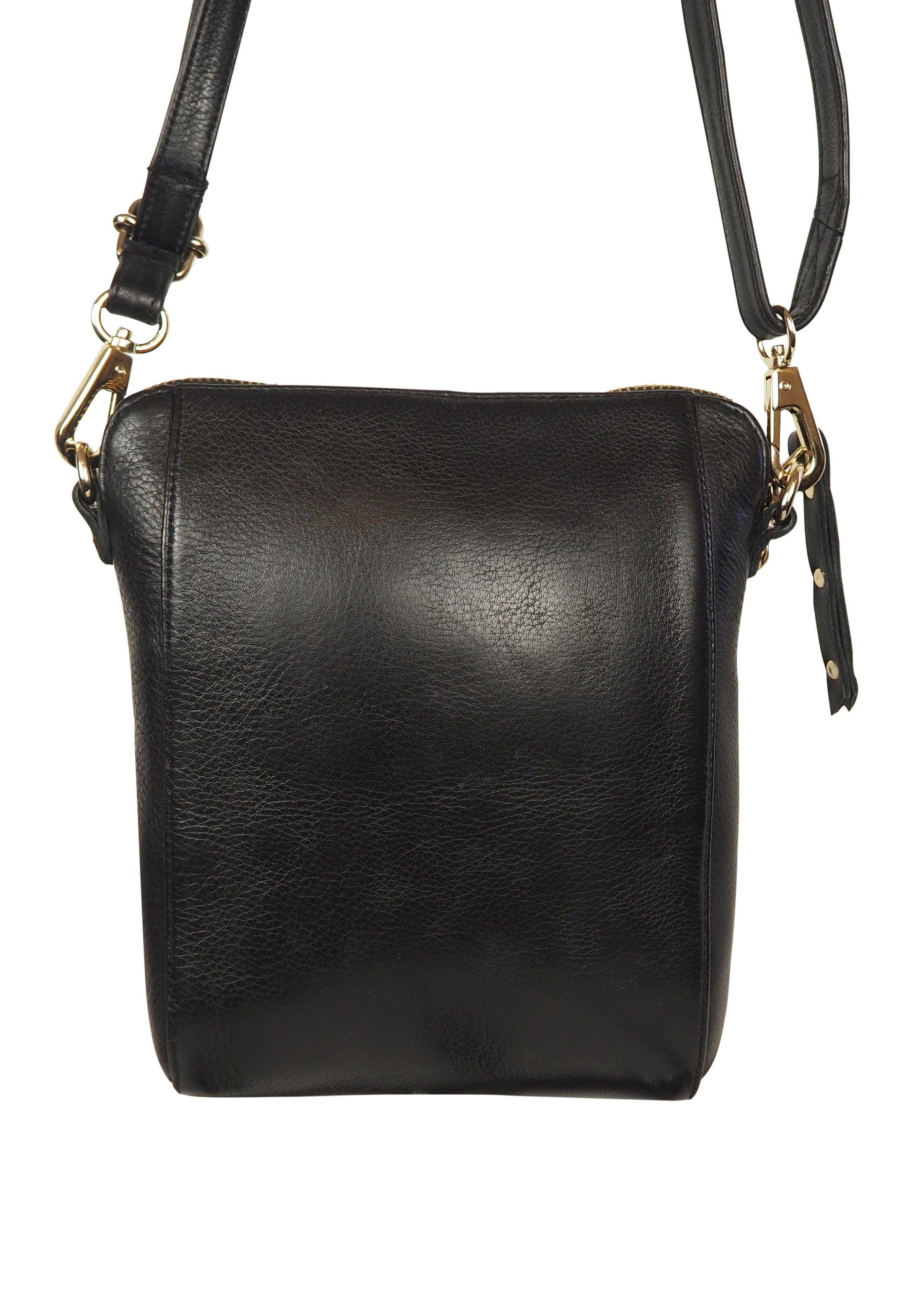 Abigail Crossbody | Black-CadelleLeather