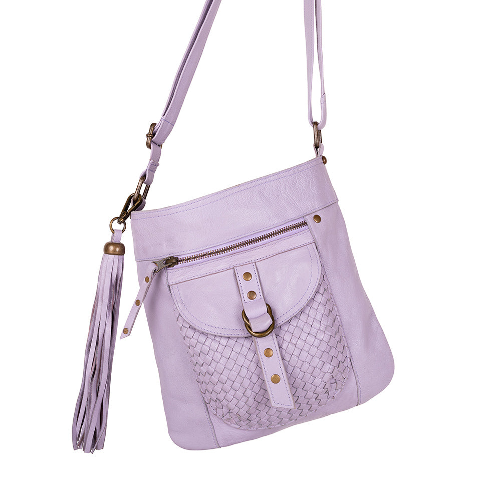 Millie Crossbody Bag | Lilac-Handbags-CadelleLeather
