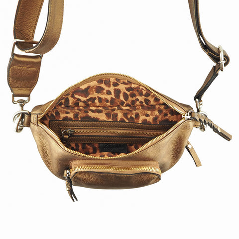 Dotti Sling Bag | Bronze Metallic