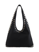 Cadelle leather Jenna hobo with silver stud details