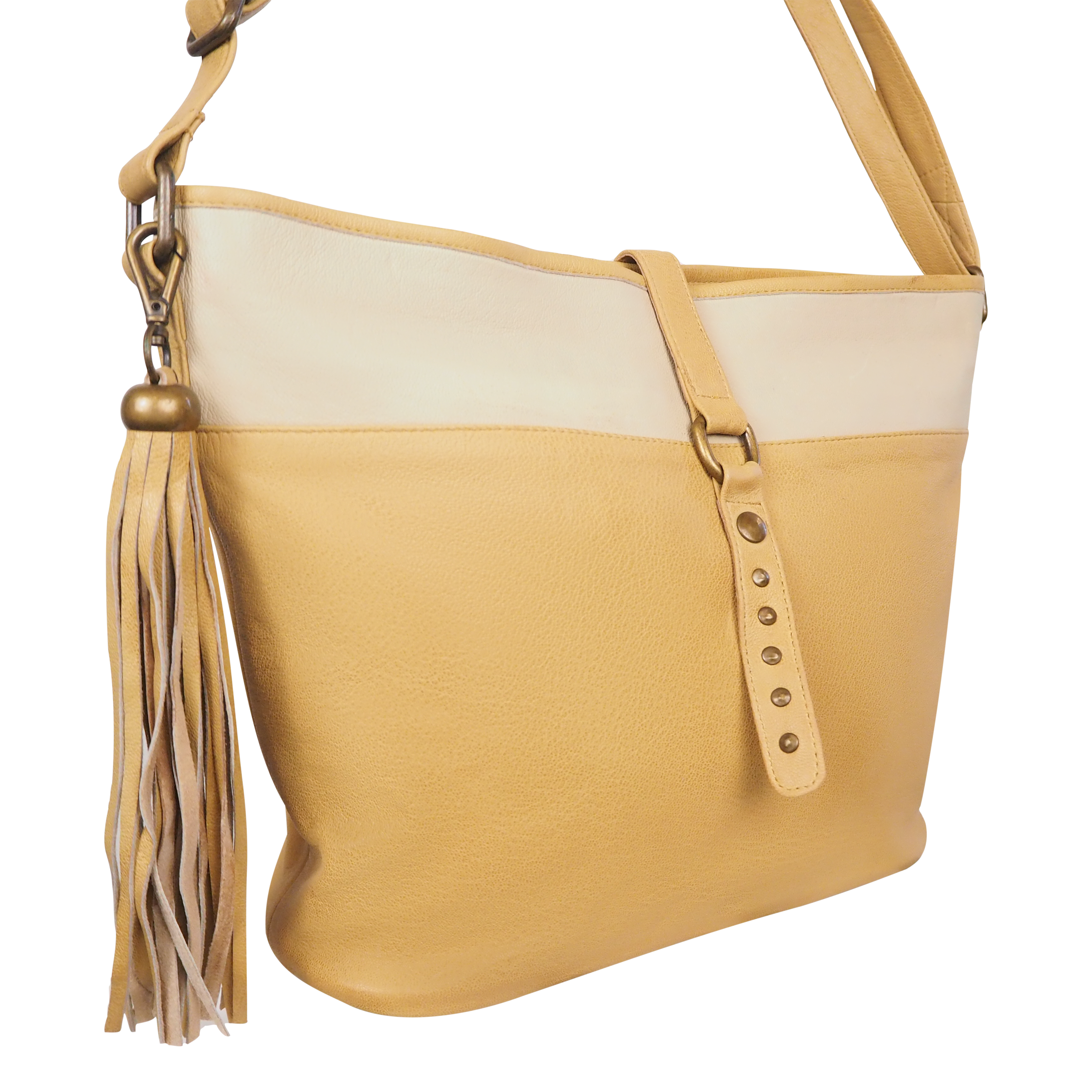 Melody Tote | Camel/Honey-CadelleLeather