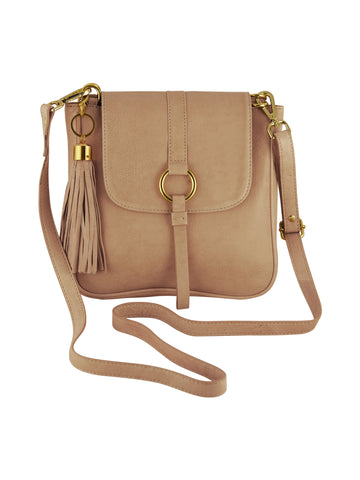 MONK Monique Messenger | Camel/Suede