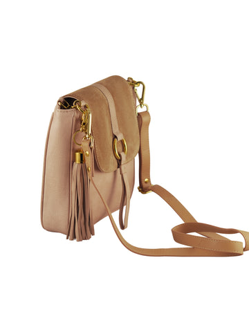 MONK Monique Messenger | Camel/Suede