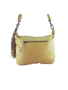 Eva Two Tone Crossbody | Saffron/Camel-CadelleLeather