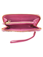 Bella Printed Wallet | Paisley/Fuchsia-Handbag & Wallet Accessories-CadelleLeather
