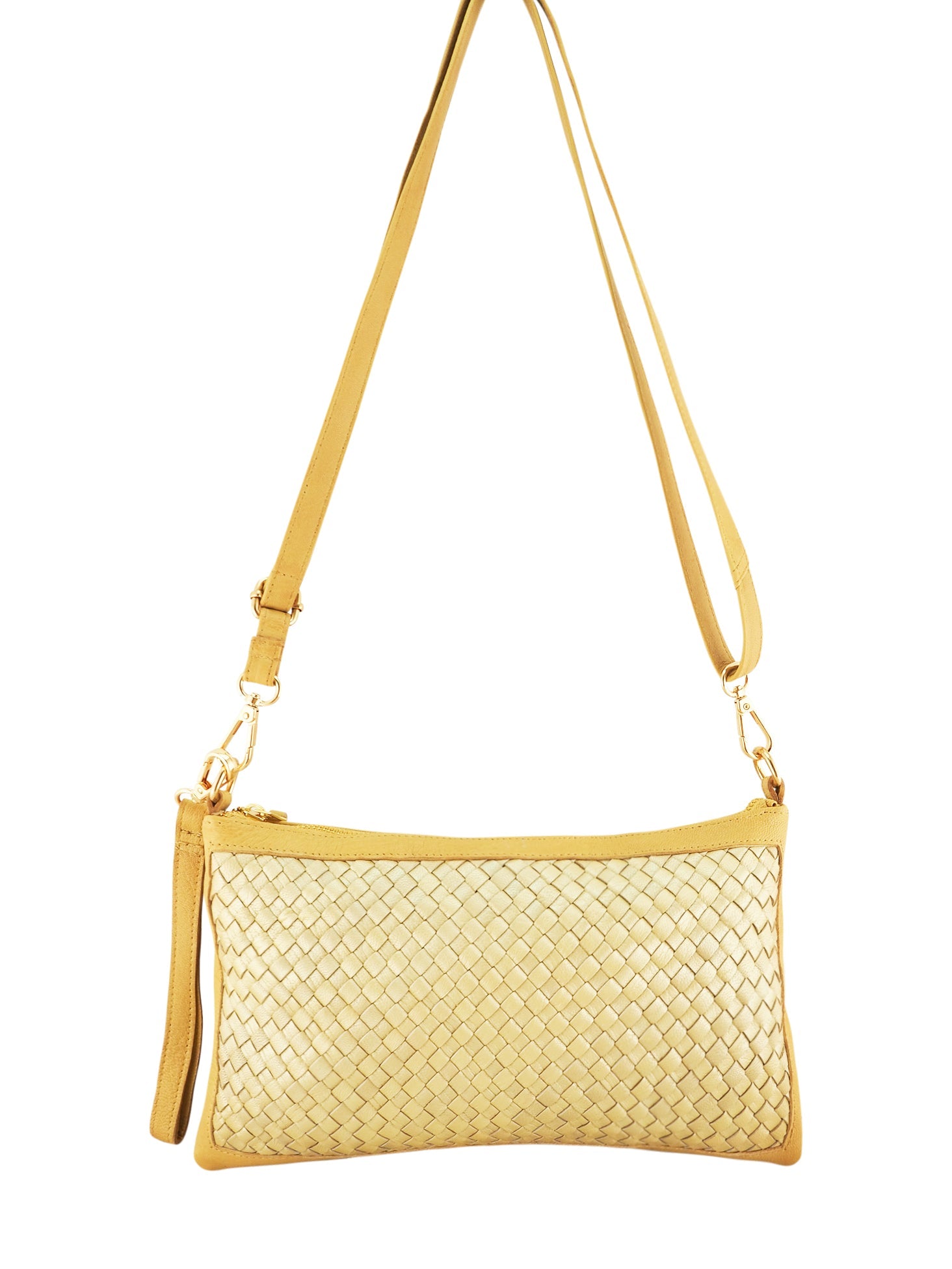 Gold crossbody best sale