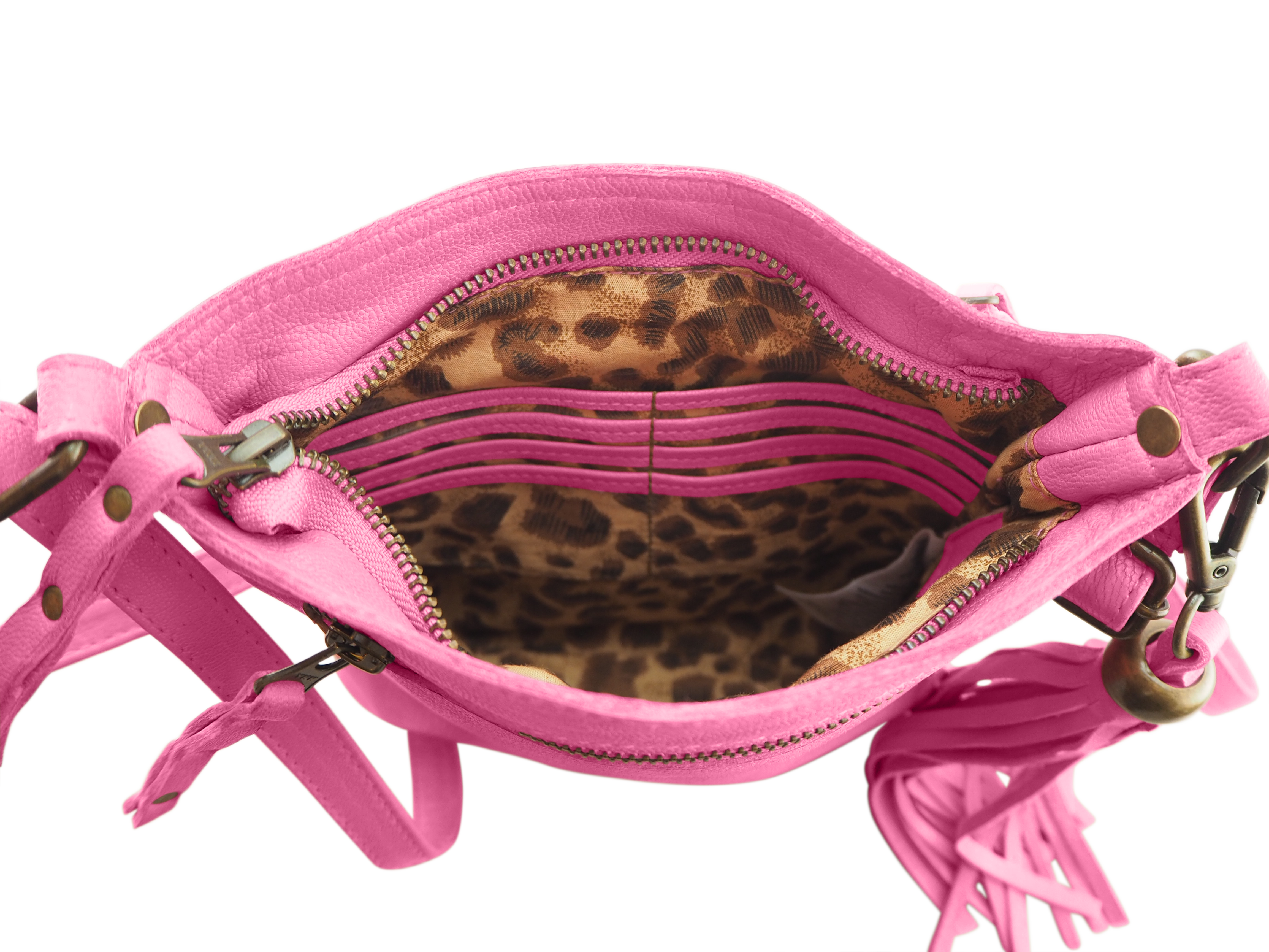 Millie Crossbody Bag | Fuchsia-Handbags-CadelleLeather