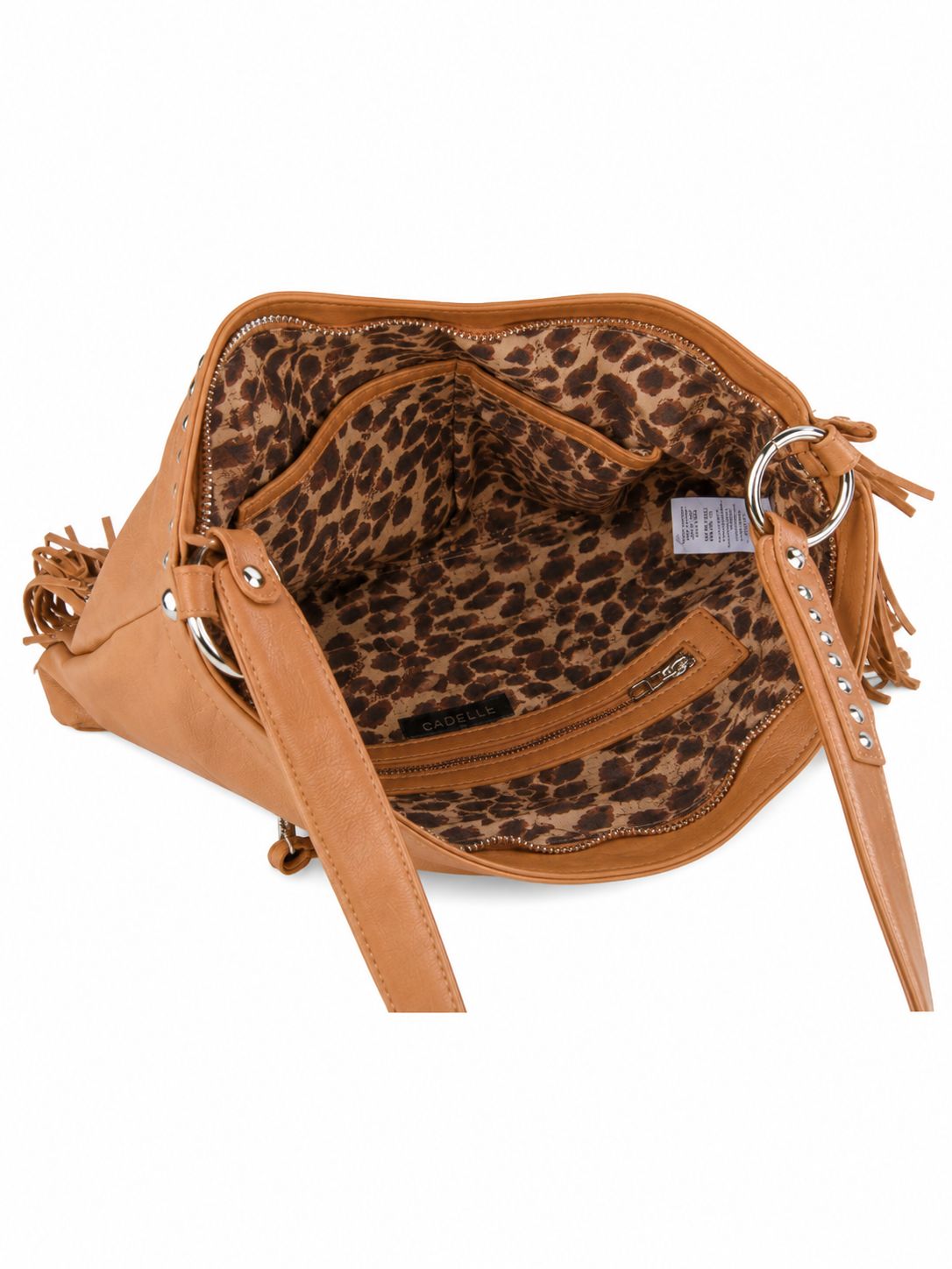 Cadelle Patty camel shoulder bag internal
