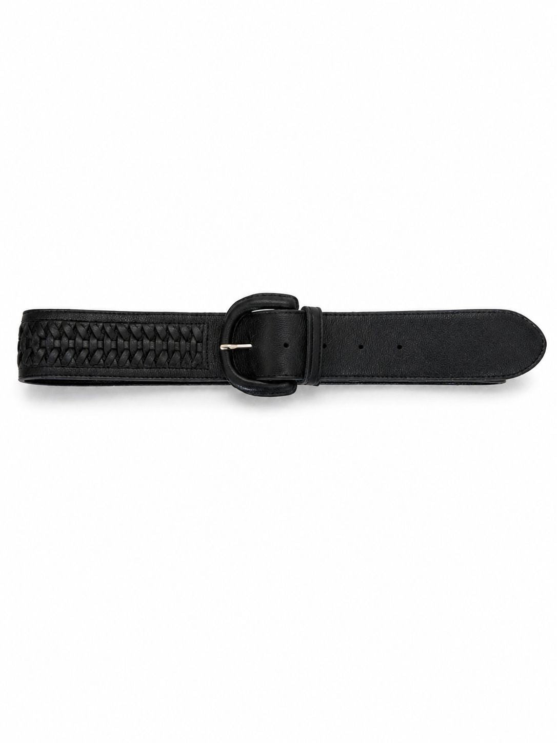 Cadelle Carla Black braided leather belt