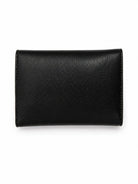 Cadelle Nova Black and Red leather wallet with stud closure back view