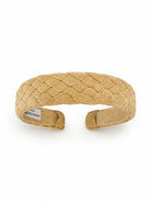 Cadelle Butter suede plait headband with front braid detail