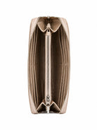 Cadelle Bella wallet inside with card slots , centre zip section and open slots for notes