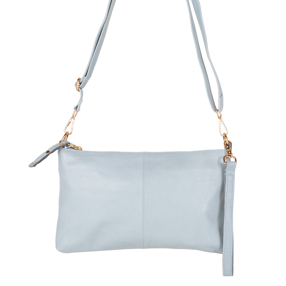 Willow Crossbody | Pale Blue-CadelleLeather