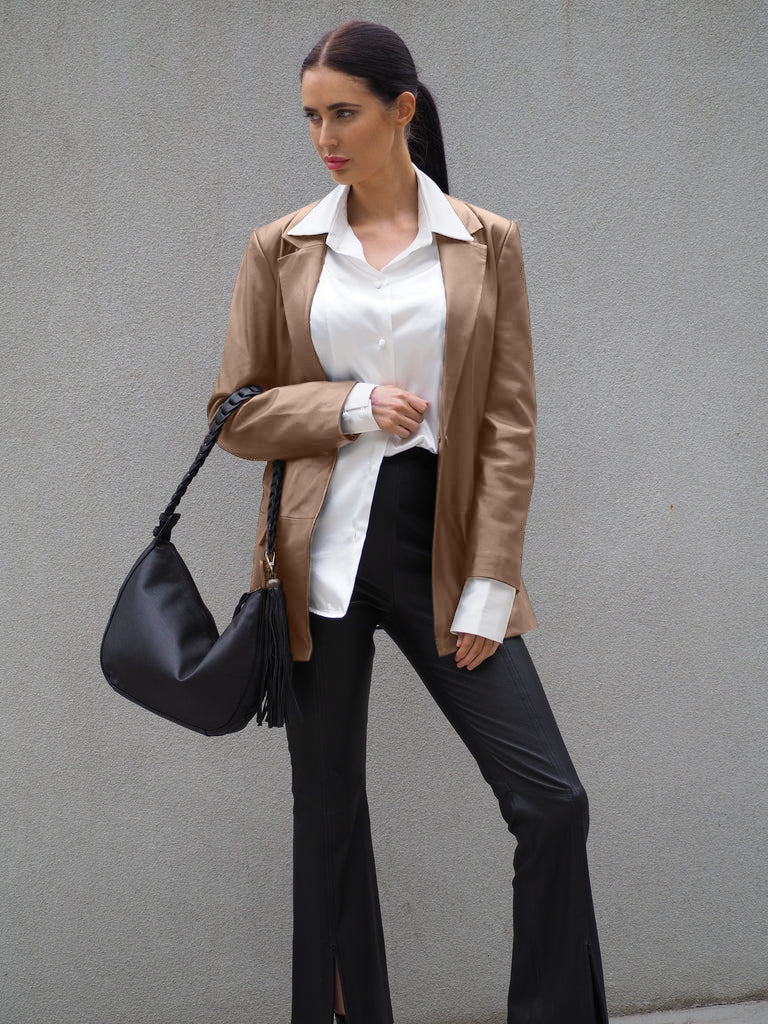 Bianca Blazer | Taupe