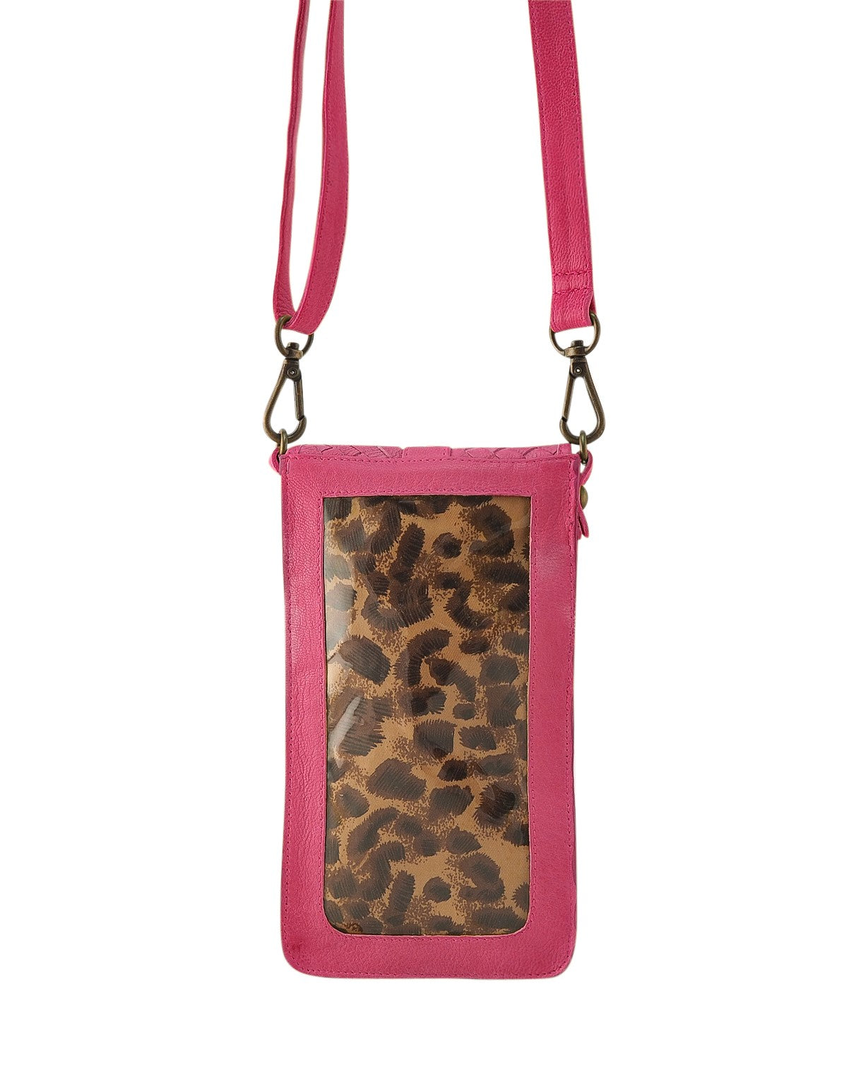 Ada Phone Bag | Fuchsia-Handbags-CadelleLeather