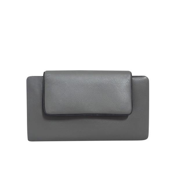 Leather Wallet Leanne Grey Picture 1 Regular from Cadelle Leather 
