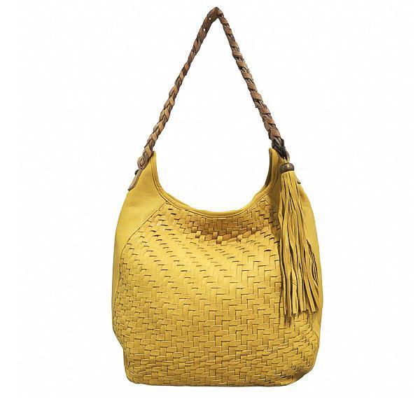 Leather Bag Mini Imani Saffron/Camel Picture 1 Regular from Cadelle Leather