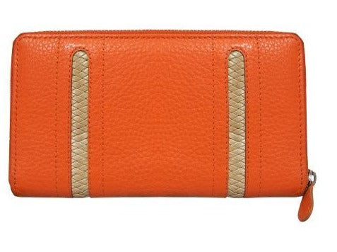 Leather Wallet  Samurai Orange/Beige Picture 1 regular from Cadelle Leather
