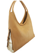 Cynthia Hobo | Camel/Gold-CadelleLeather