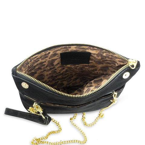Leather Clutch MONK August Black/Suede Picture 6 Regular from Cadelle Leather
