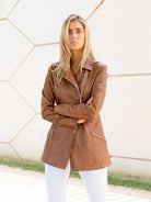 Leather Jacket Lidiya Trench Black Picture 2 Regular from Cadelle Leather
